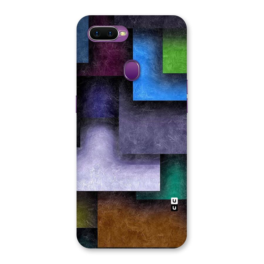 Concrete Squares Back Case for Oppo F9