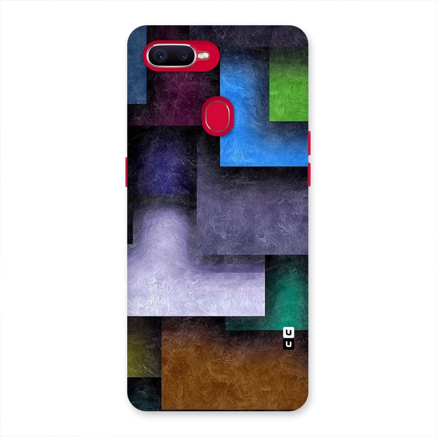 Concrete Squares Back Case for Oppo F9 Pro