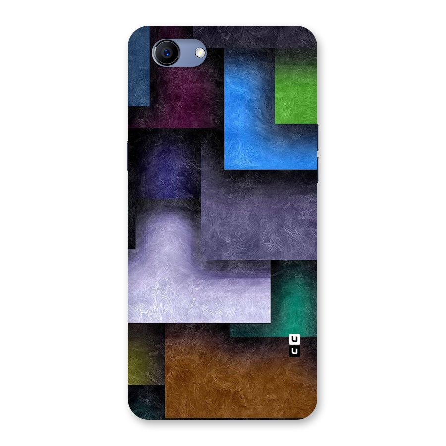 Concrete Squares Back Case for Oppo Realme 1