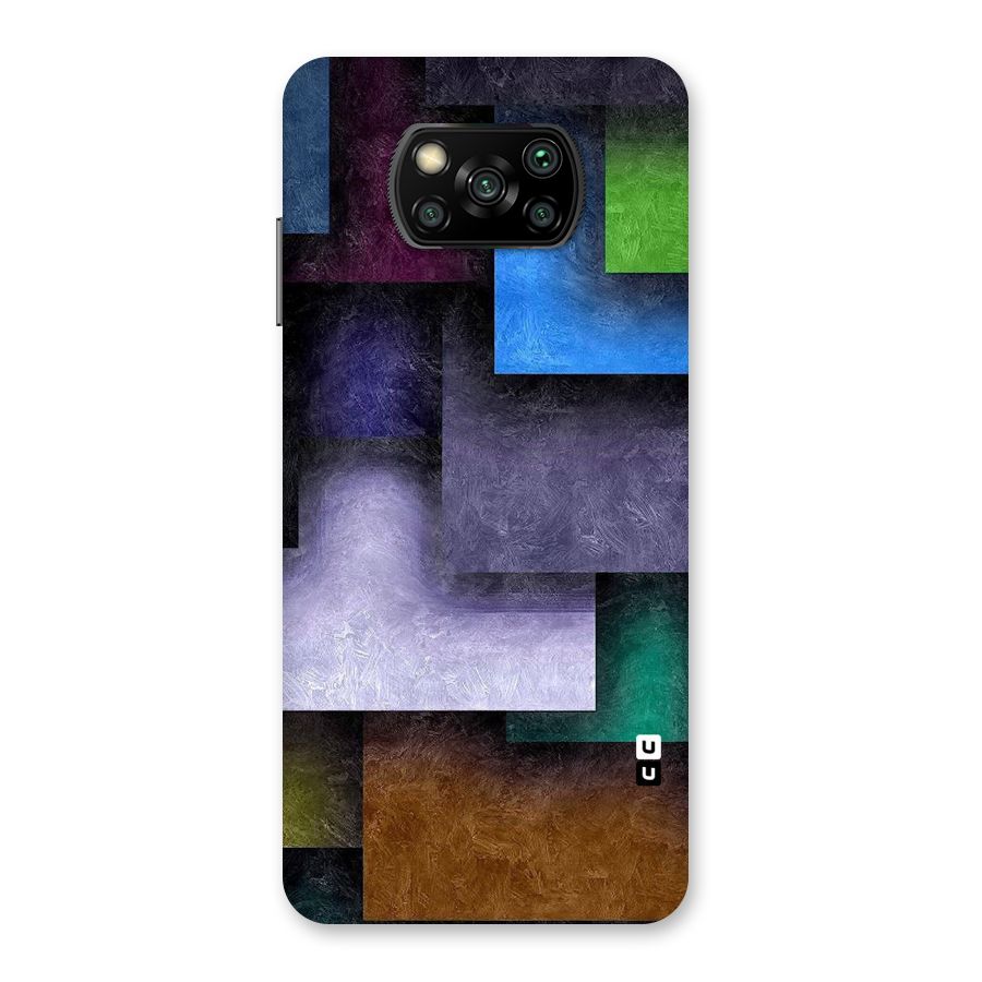 Concrete Squares Back Case for Poco X3