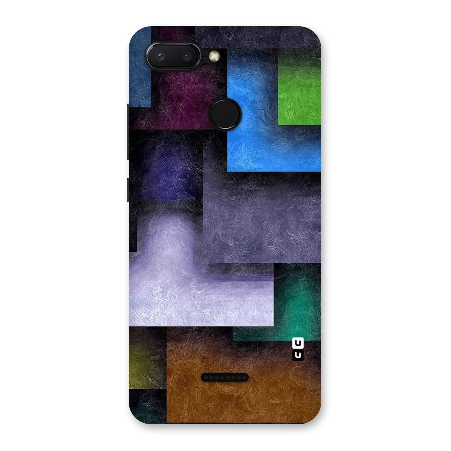 Concrete Squares Back Case for Redmi 6