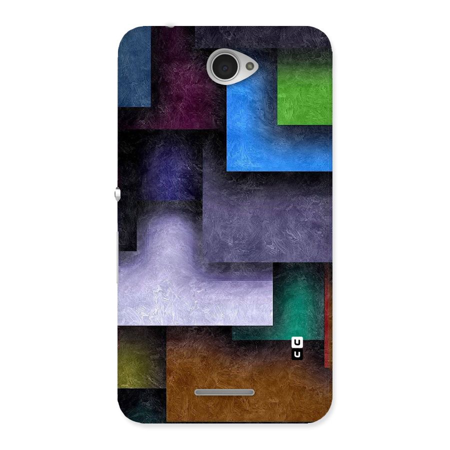 Concrete Squares Back Case for Sony Xperia E4