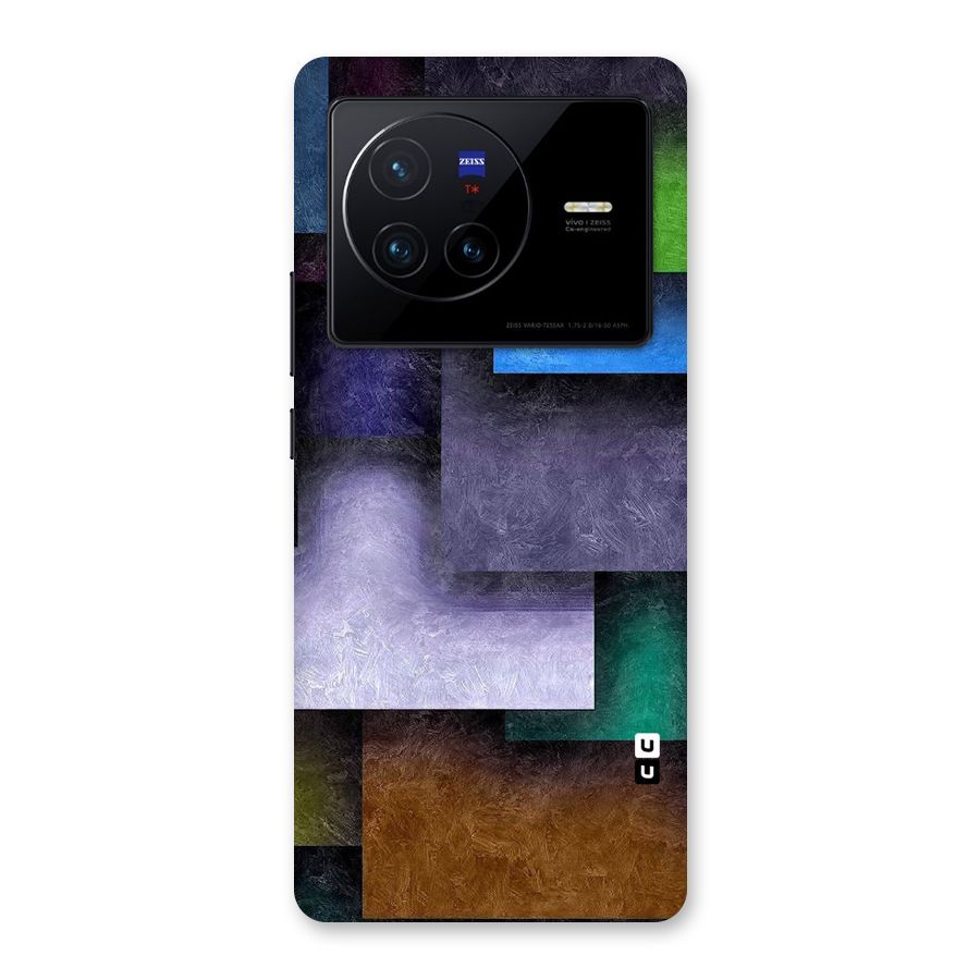 Concrete Squares Back Case for Vivo X80