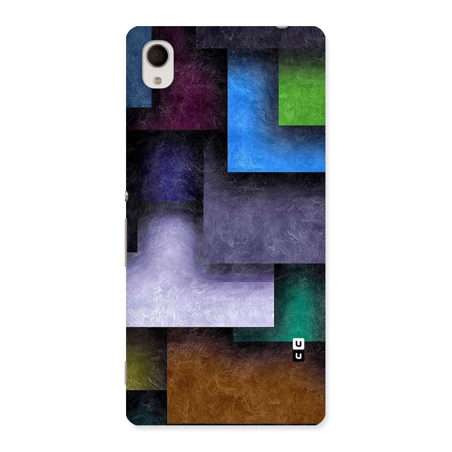 Concrete Squares Back Case for Xperia M4 Aqua