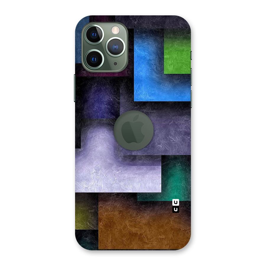 Concrete Squares Back Case for iPhone 11 Pro Logo  Cut