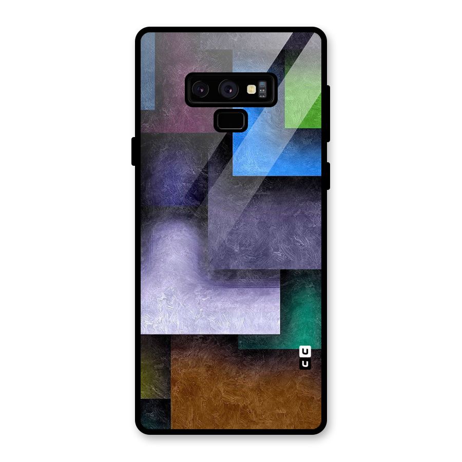 Concrete Squares Glass Back Case for Galaxy Note 9