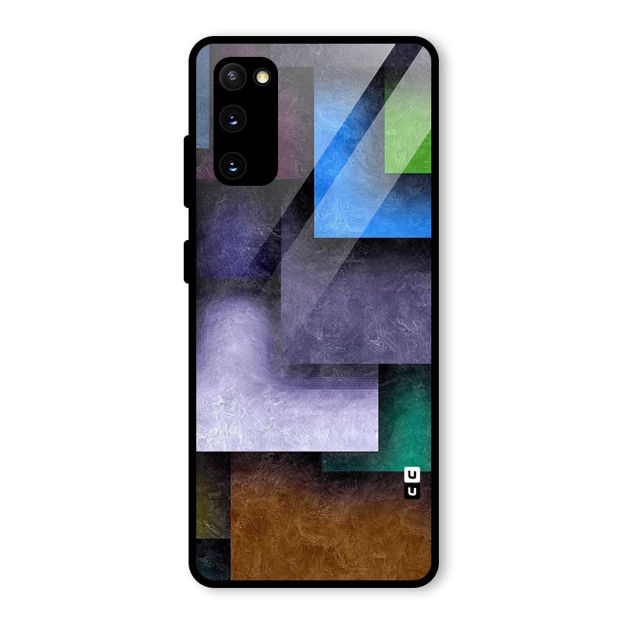 Concrete Squares Glass Back Case for Galaxy S20 FE