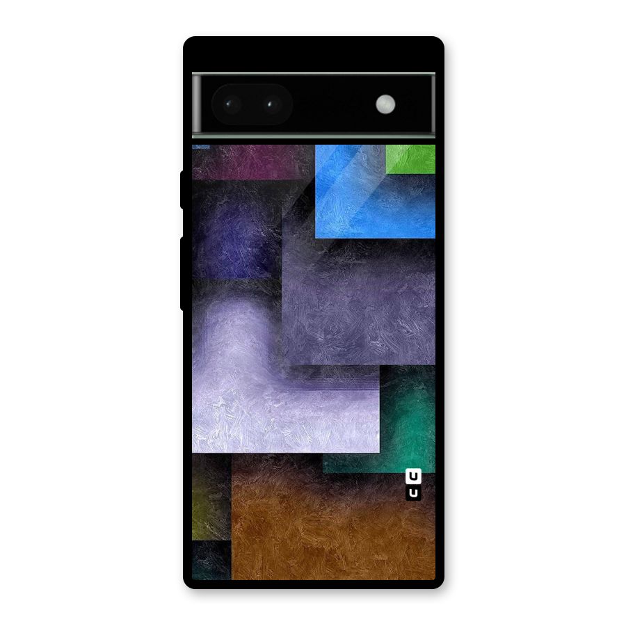 Concrete Squares Glass Back Case for Google Pixel 6a