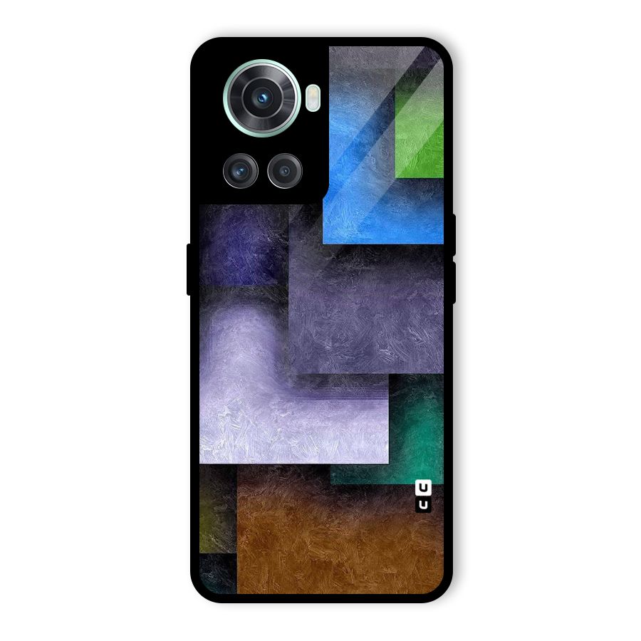 Concrete Squares Glass Back Case for OnePlus 10R