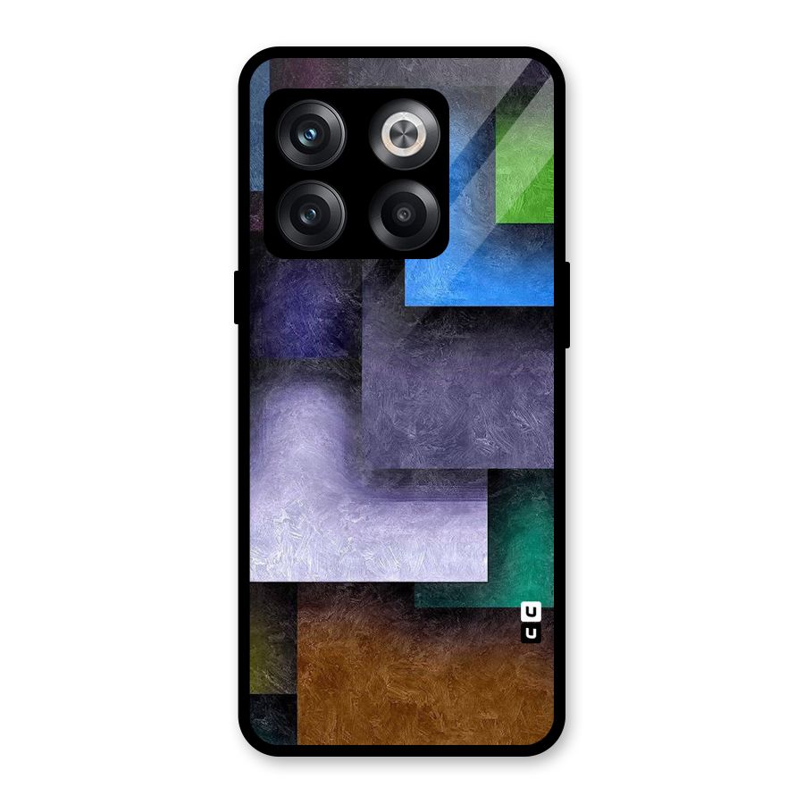 Concrete Squares Glass Back Case for OnePlus 10T