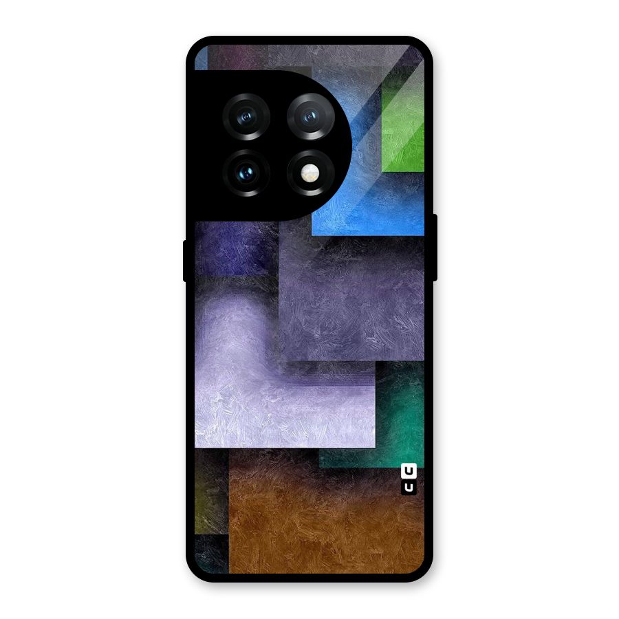 Concrete Squares Glass Back Case for OnePlus 11