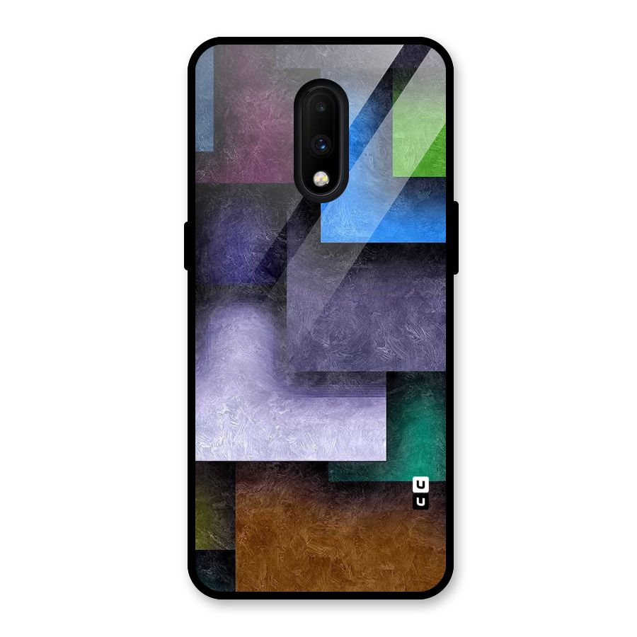 Concrete Squares Glass Back Case for OnePlus 7