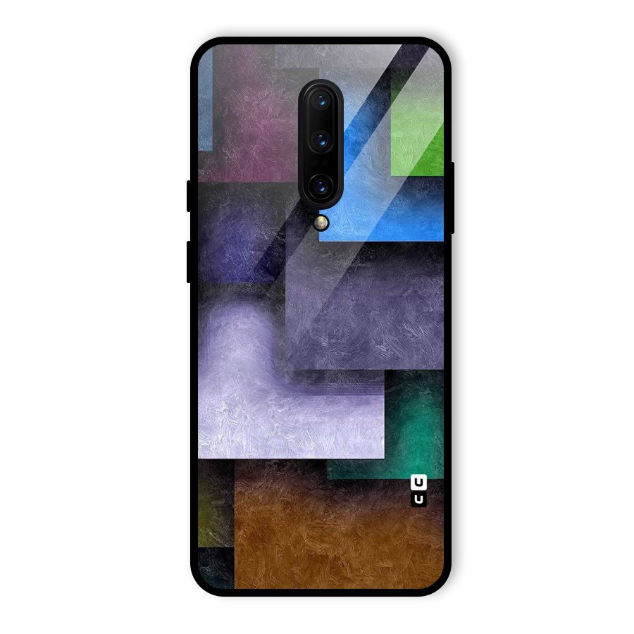 Concrete Squares Glass Back Case for OnePlus 7 Pro