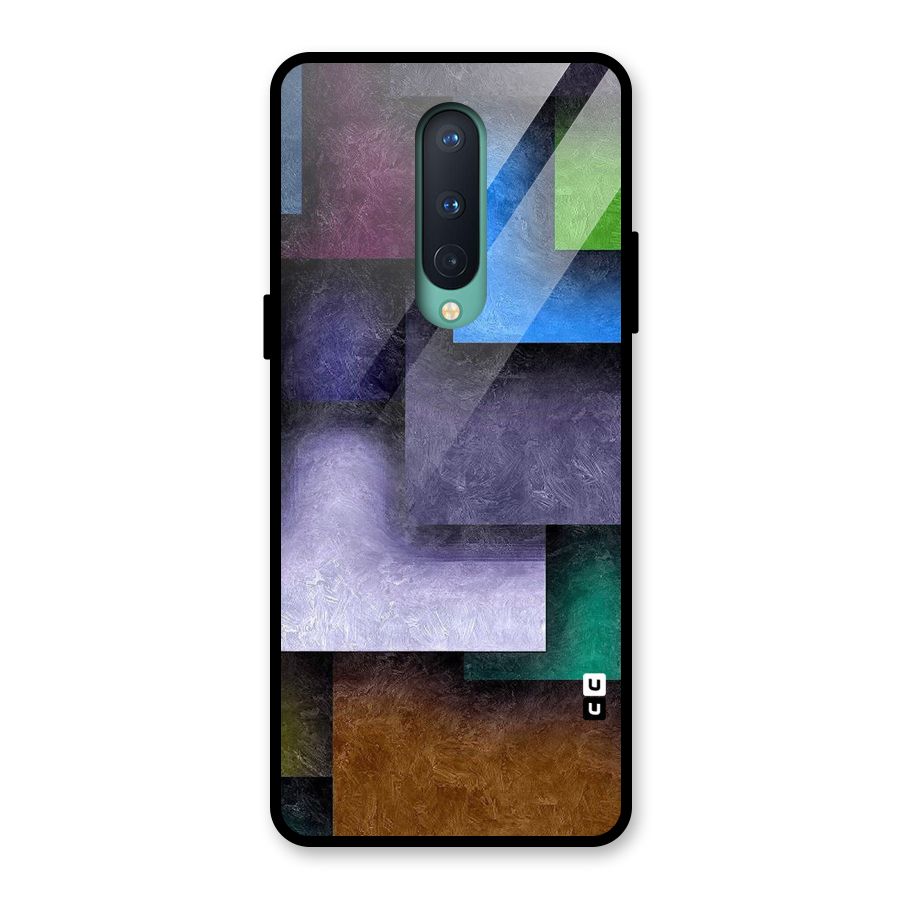 Concrete Squares Glass Back Case for OnePlus 8