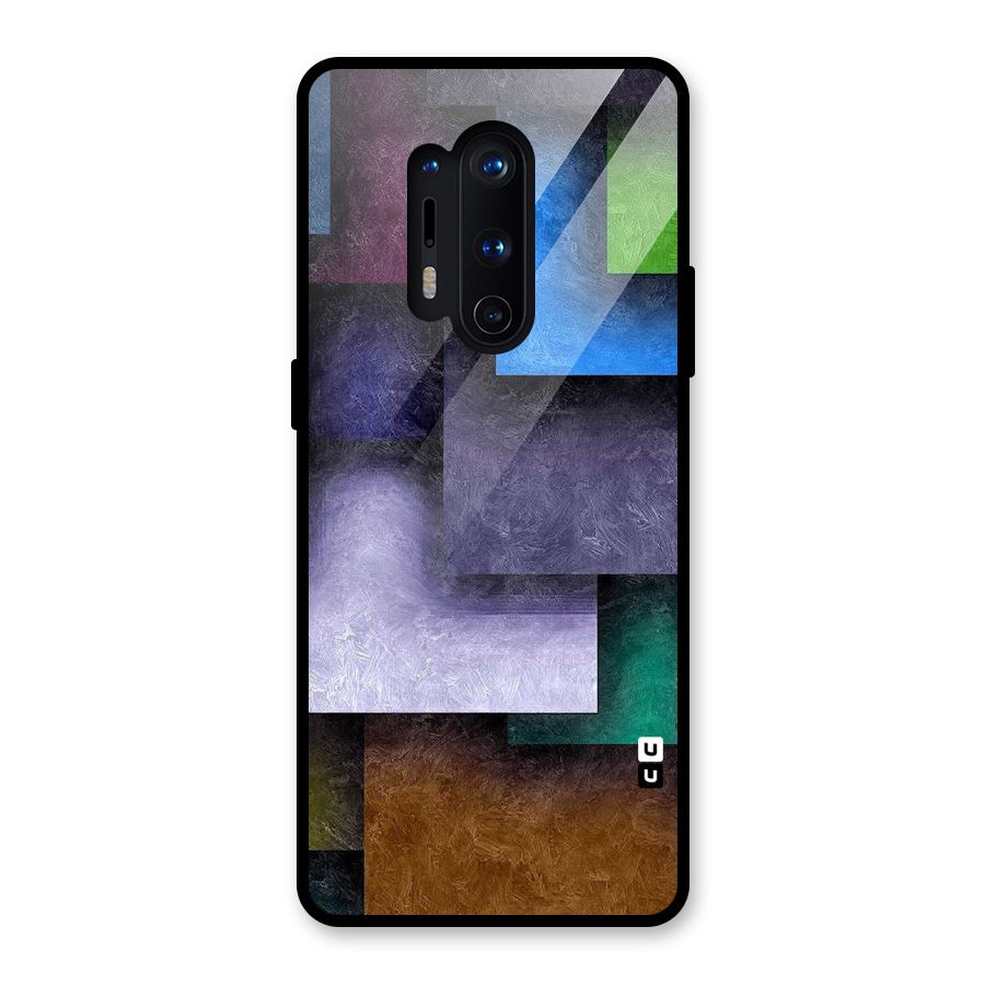 Concrete Squares Glass Back Case for OnePlus 8 Pro
