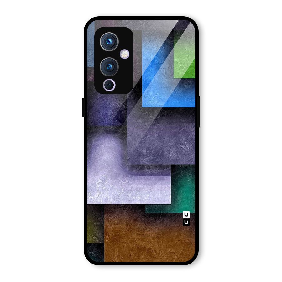 Concrete Squares Glass Back Case for OnePlus 9