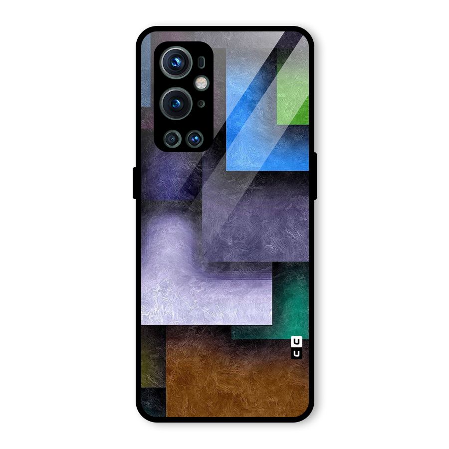 Concrete Squares Glass Back Case for OnePlus 9 Pro