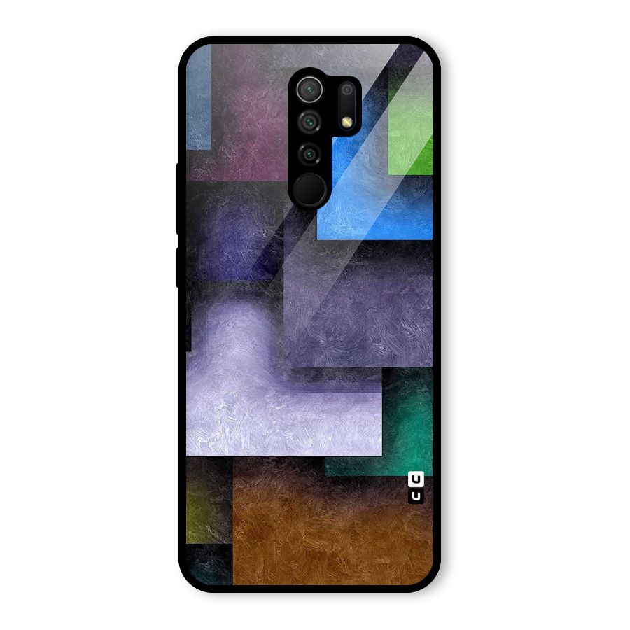 Concrete Squares Glass Back Case for Poco M2