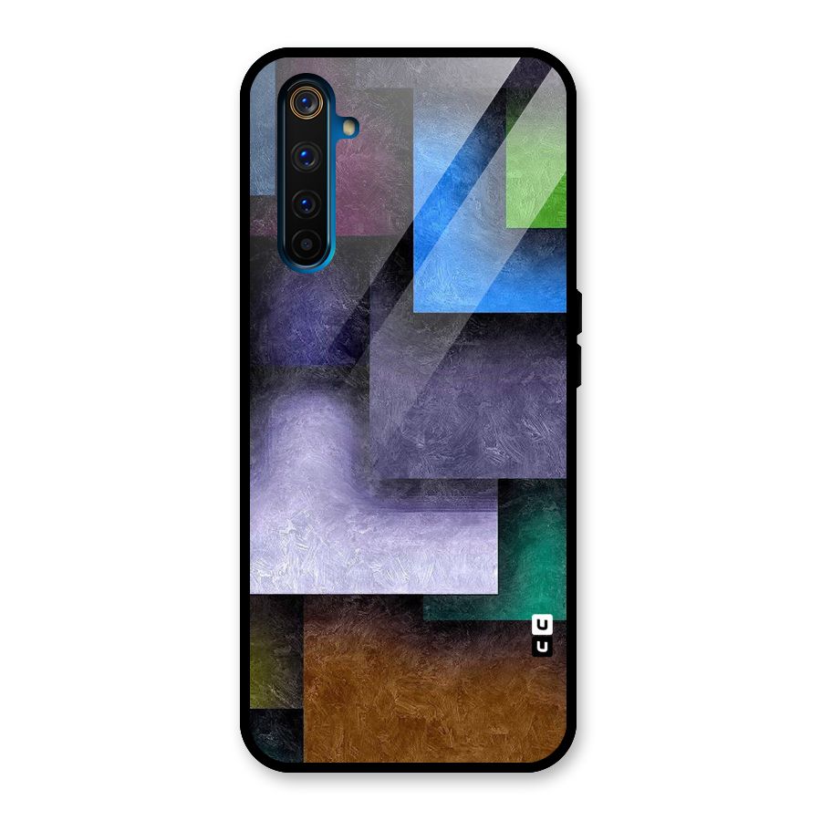 Concrete Squares Glass Back Case for Realme 6 Pro