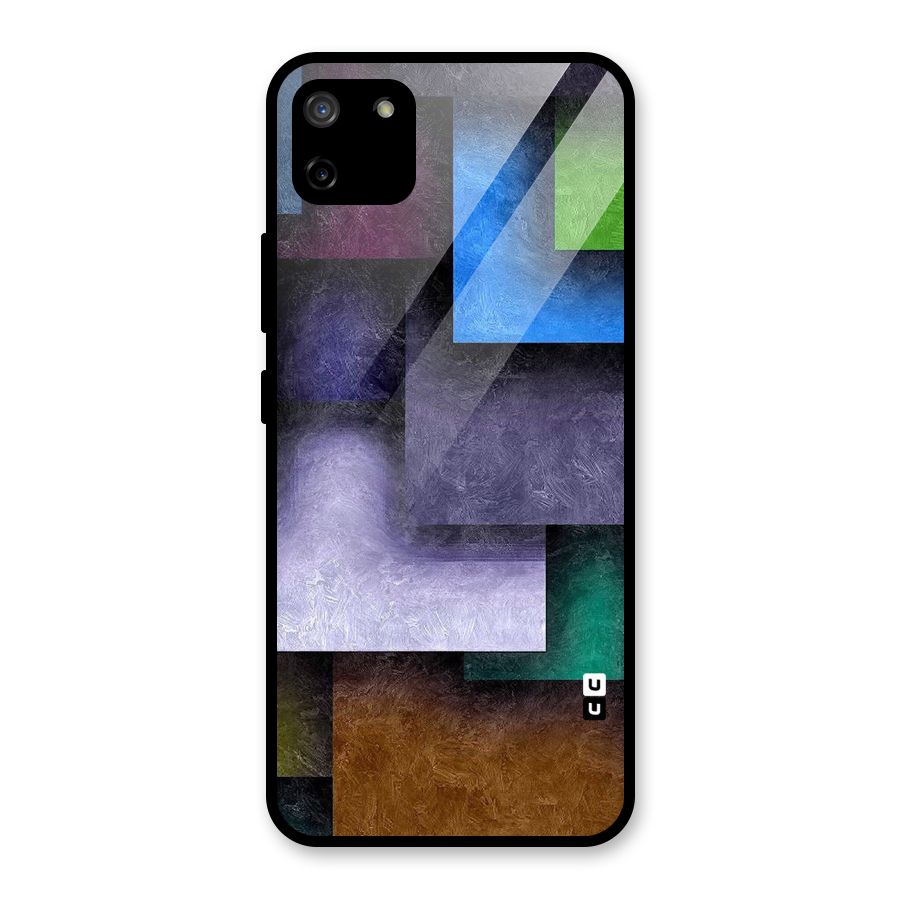 Concrete Squares Glass Back Case for Realme C11