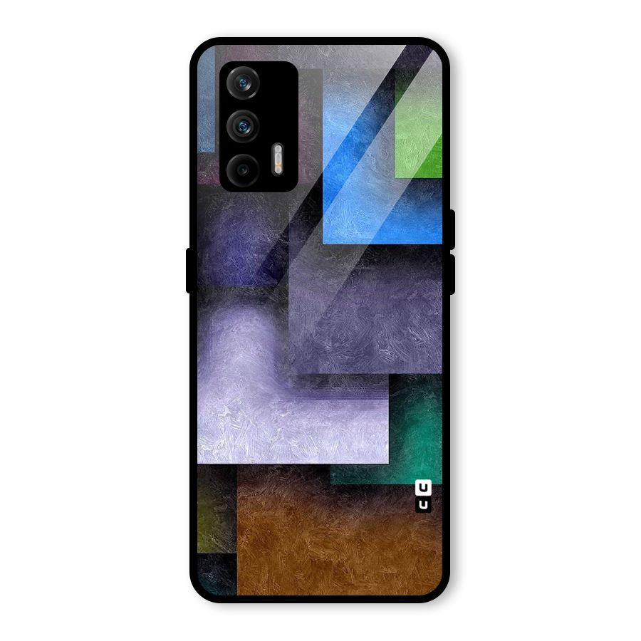 Concrete Squares Glass Back Case for Realme GT 5G