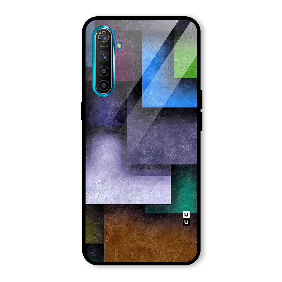 Concrete Squares Glass Back Case for Realme X2