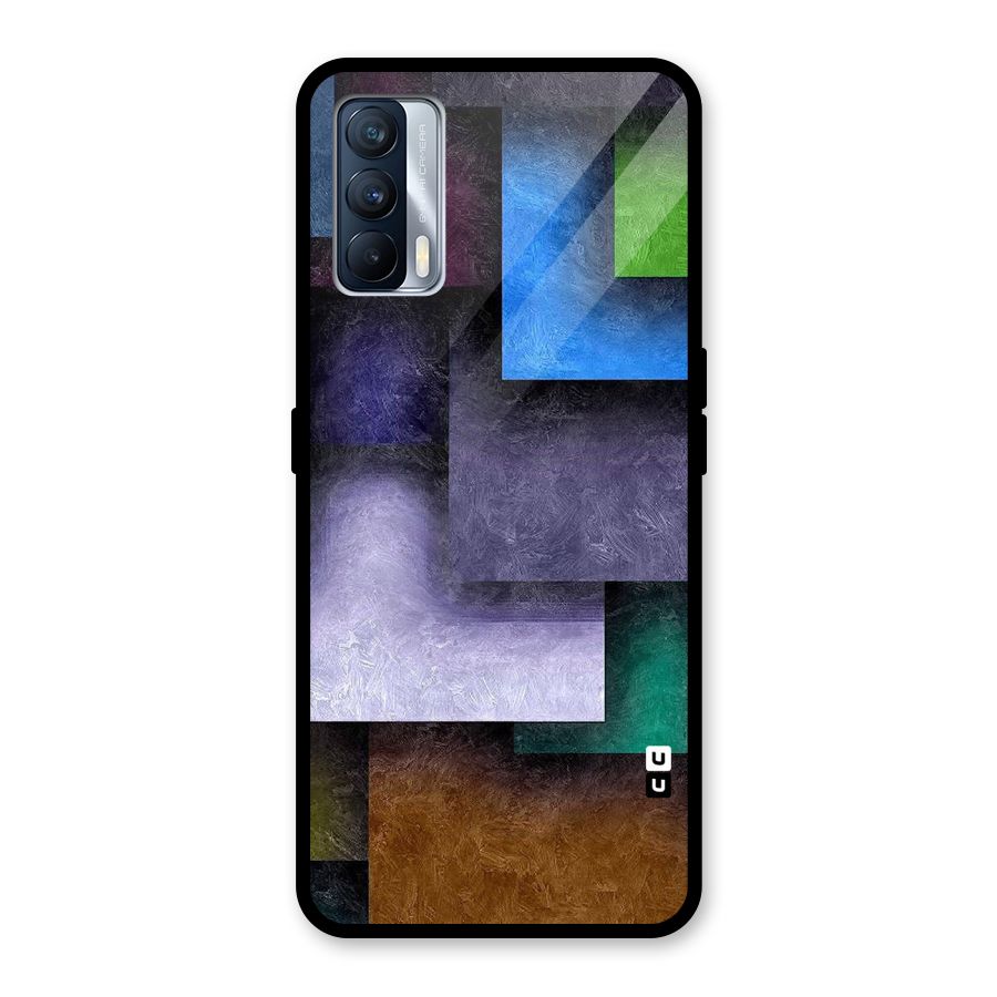 Concrete Squares Glass Back Case for Realme X7