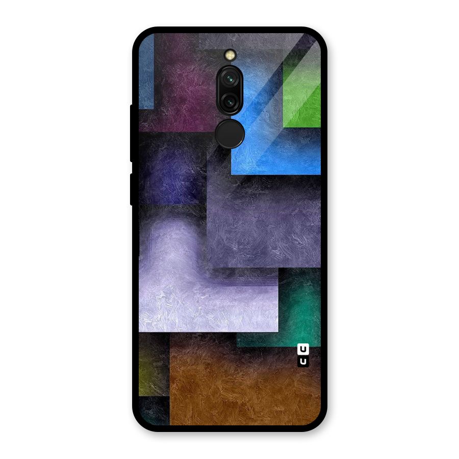 Concrete Squares Glass Back Case for Redmi 8