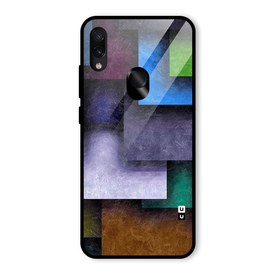 Concrete Squares Glass Back Case for Redmi Note 7 Pro