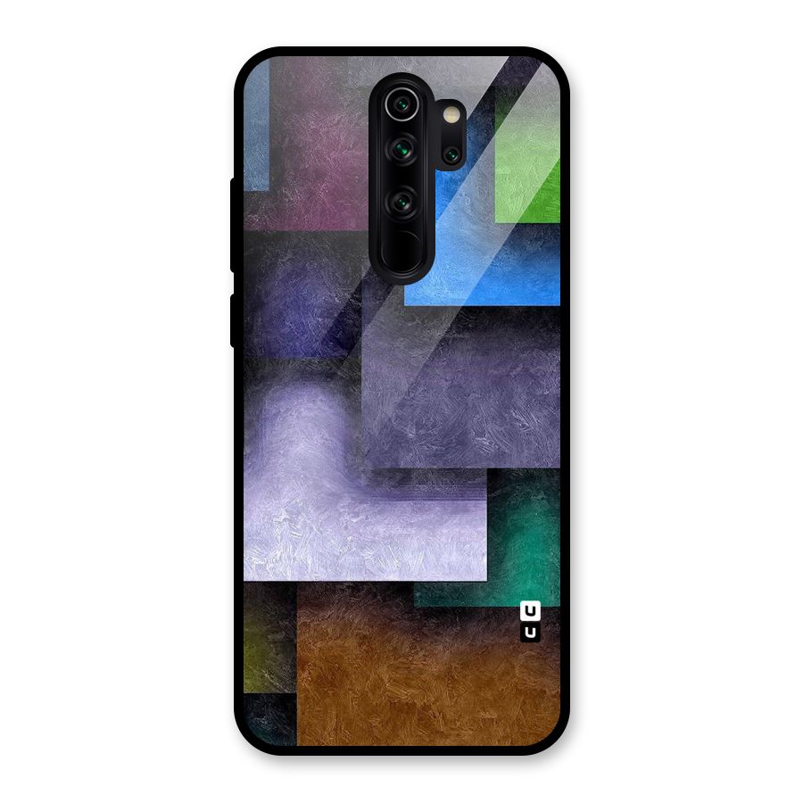 Concrete Squares Glass Back Case for Redmi Note 8 Pro