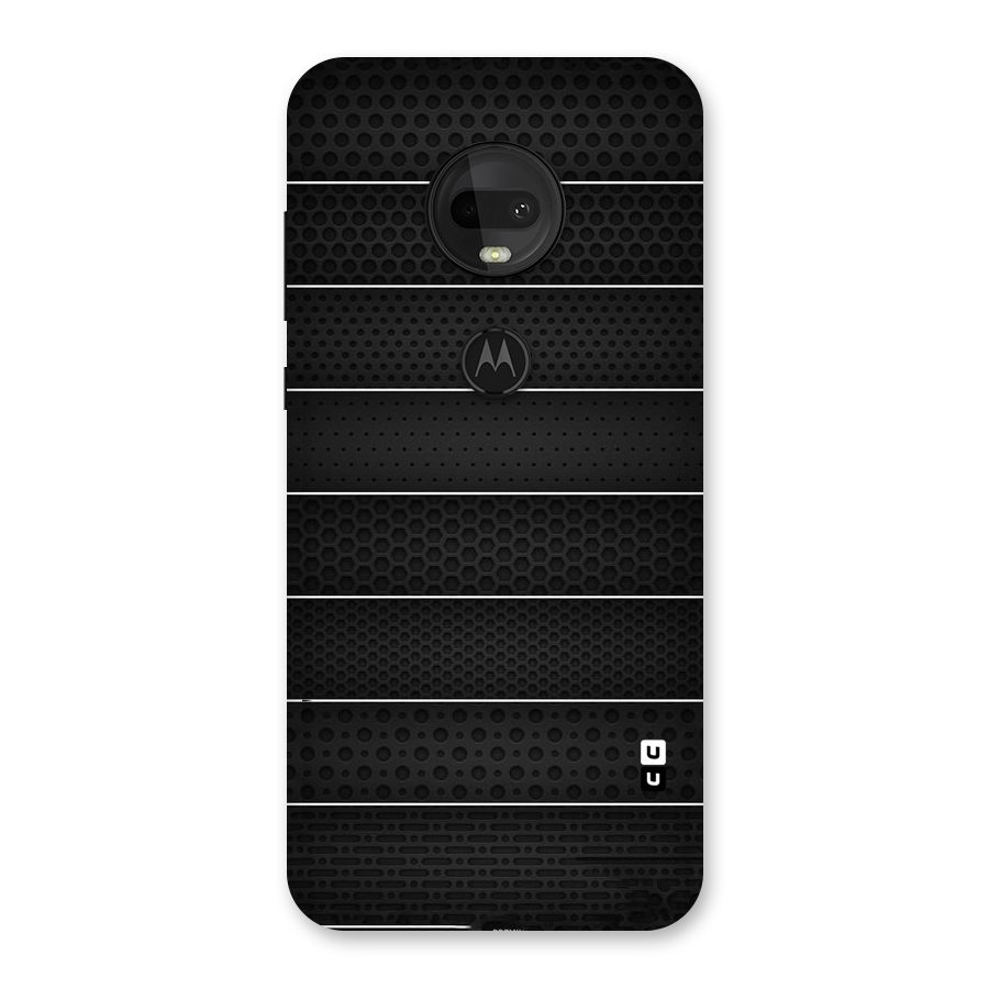 Concrete Stripes Back Case for Moto G7