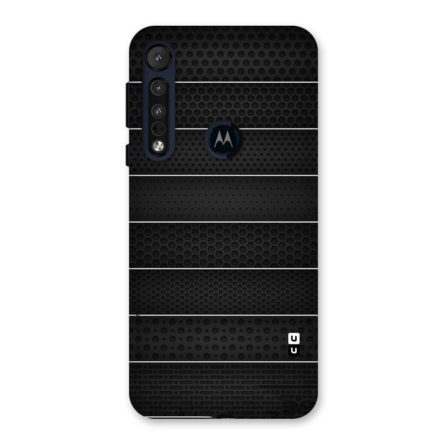 Concrete Stripes Back Case for Motorola One Macro