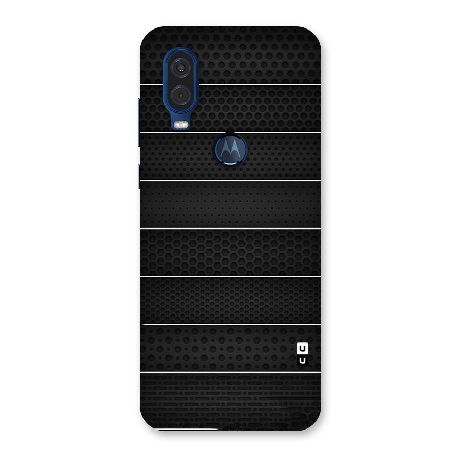 Concrete Stripes Back Case for Motorola One Vision