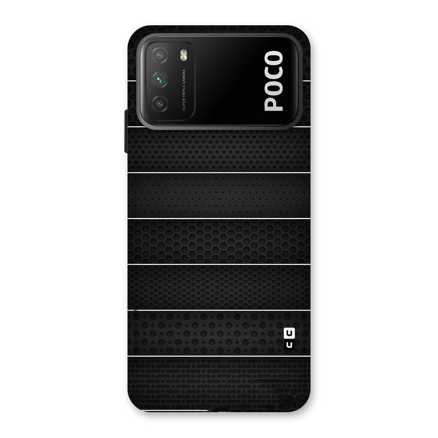 Concrete Stripes Back Case for Poco M3
