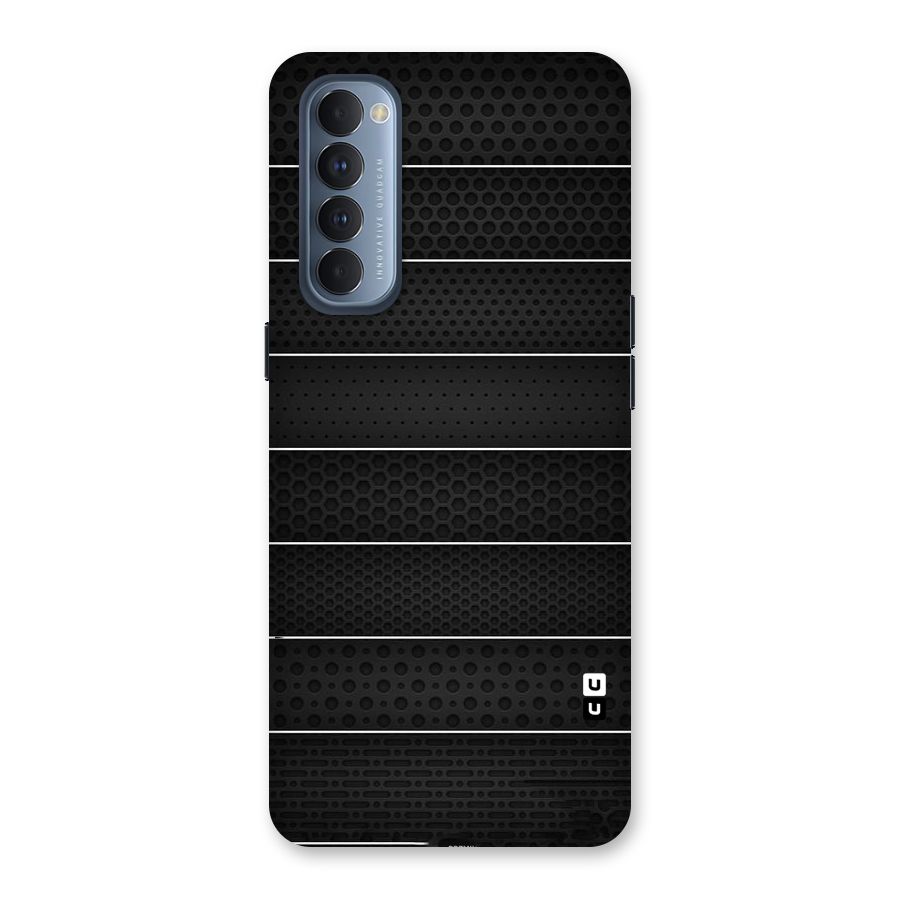 Concrete Stripes Back Case for Reno4 Pro