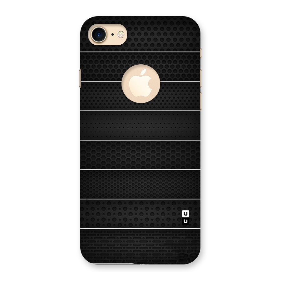 Concrete Stripes Back Case for iPhone 7 Logo Cut