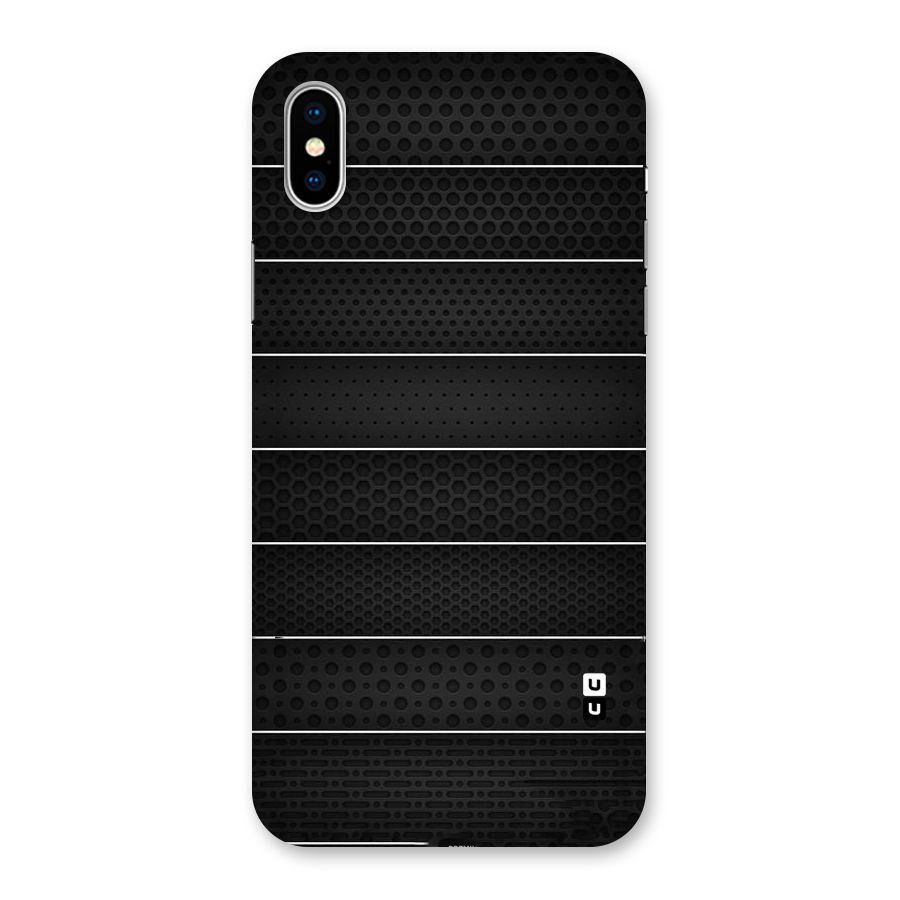 Concrete Stripes Back Case for iPhone XS