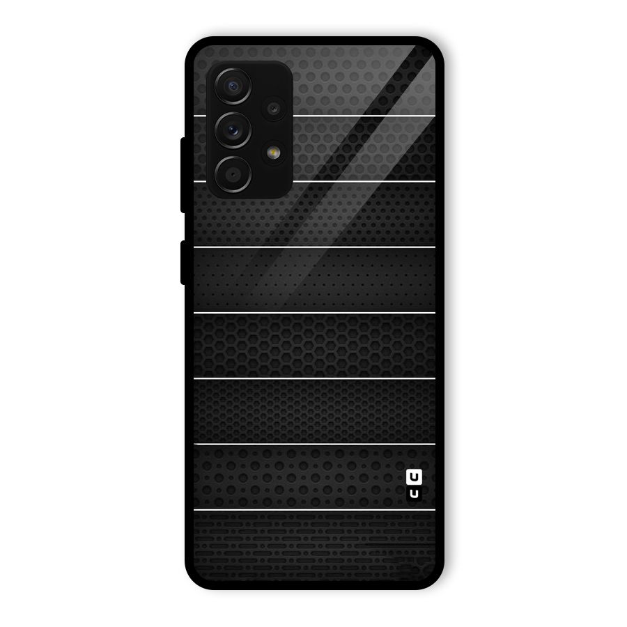 Concrete Stripes Glass Back Case for Galaxy A53 5G