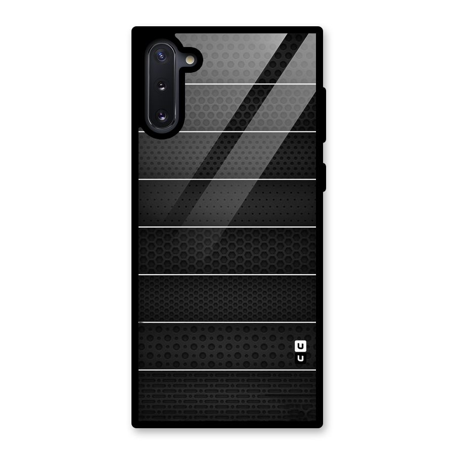 Concrete Stripes Glass Back Case for Galaxy Note 10