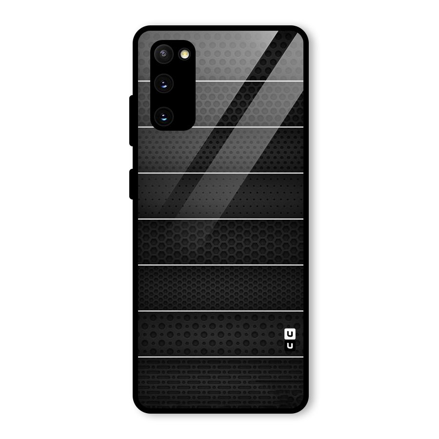 Concrete Stripes Glass Back Case for Galaxy S20 FE