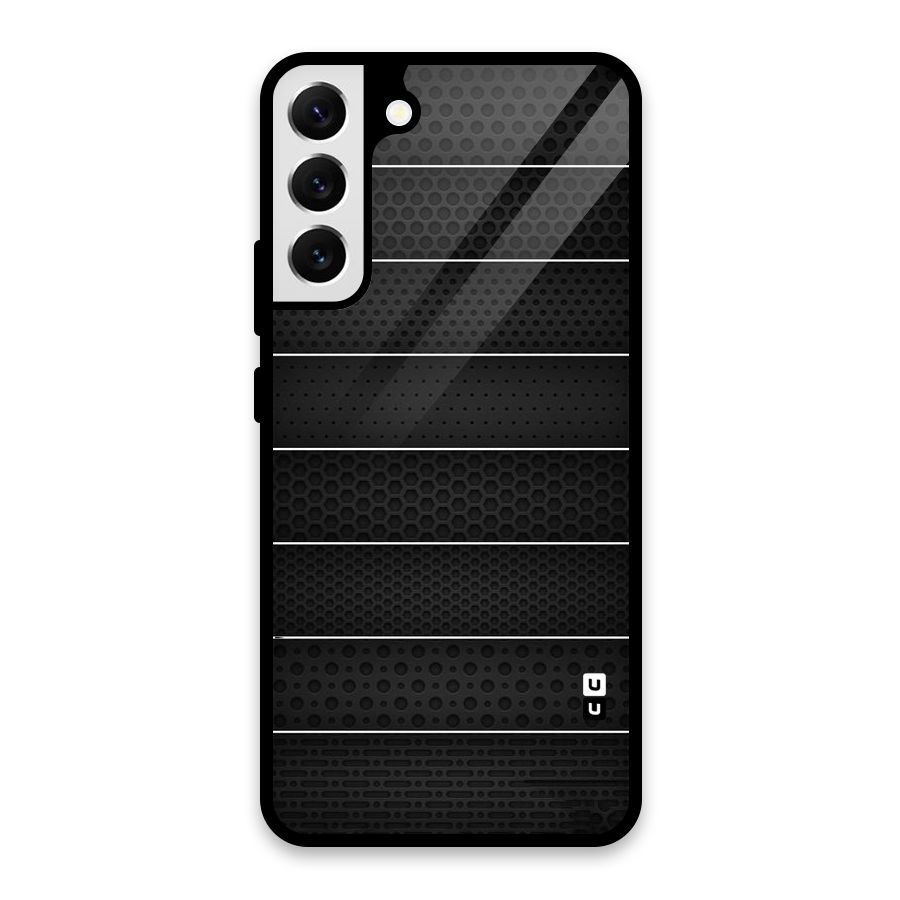 Concrete Stripes Glass Back Case for Galaxy S22 Plus 5G