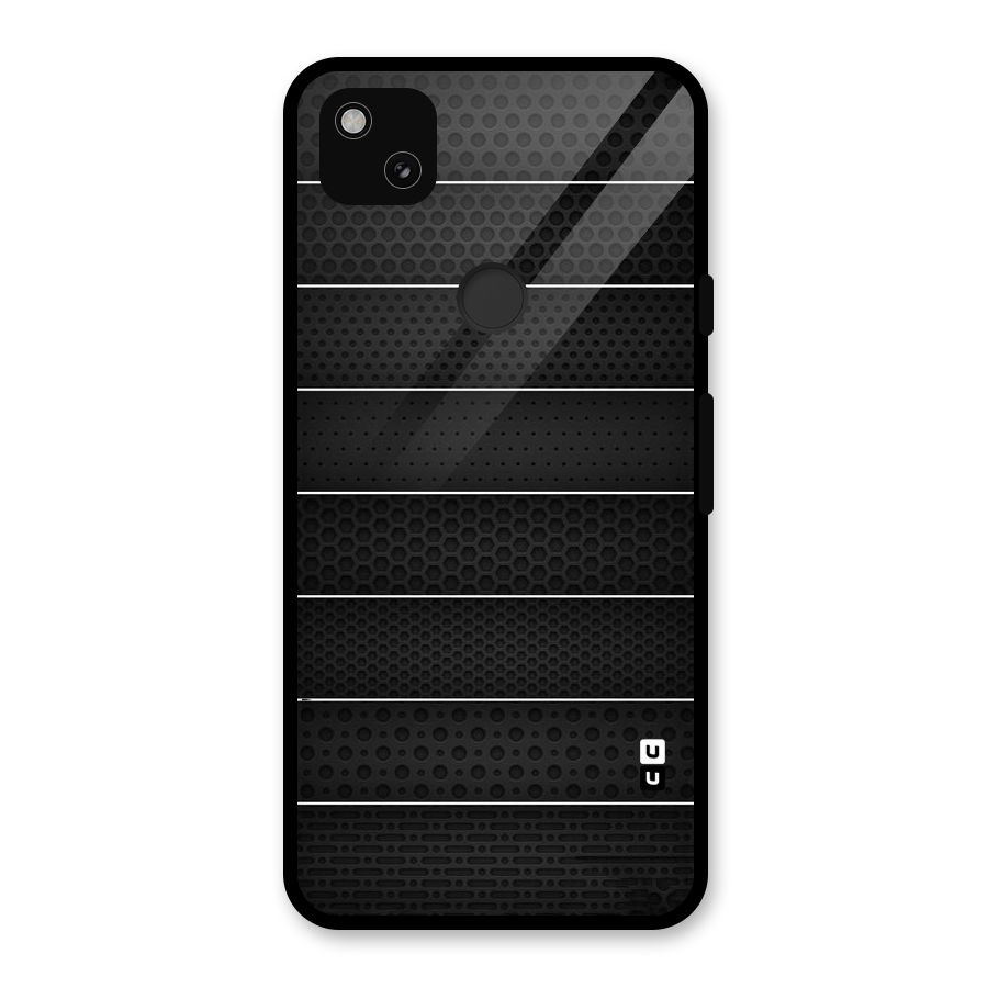 Concrete Stripes Glass Back Case for Google Pixel 4a
