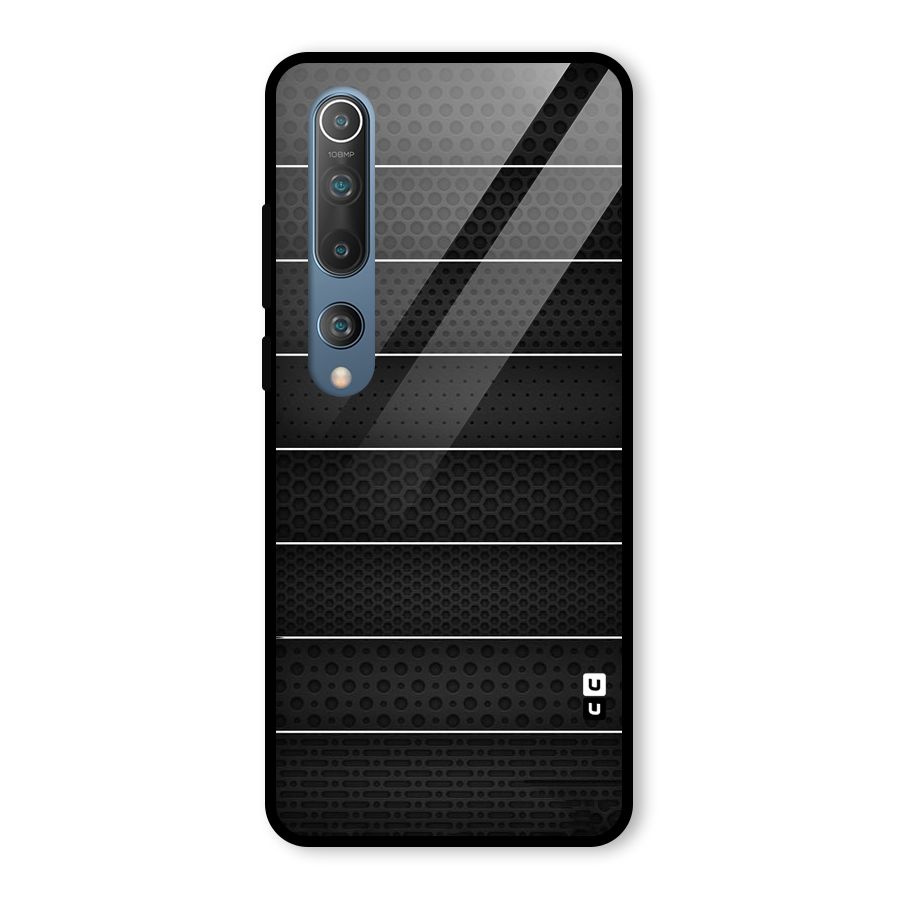 Concrete Stripes Glass Back Case for Mi 10