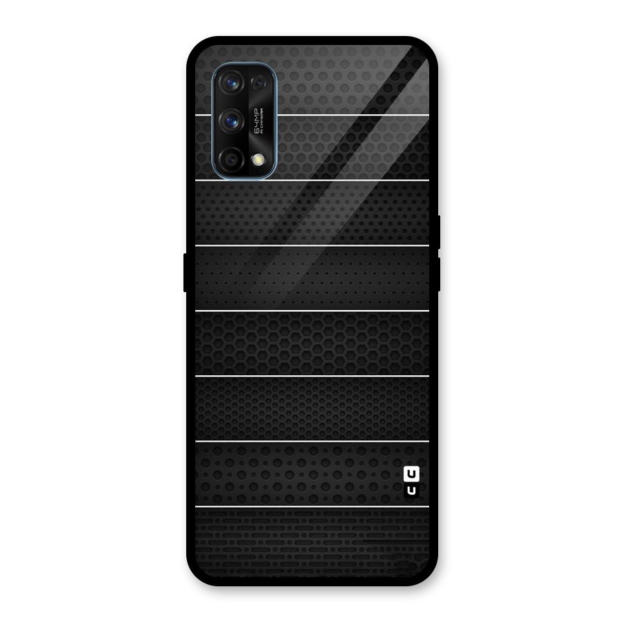 Concrete Stripes Glass Back Case for Realme 7 Pro