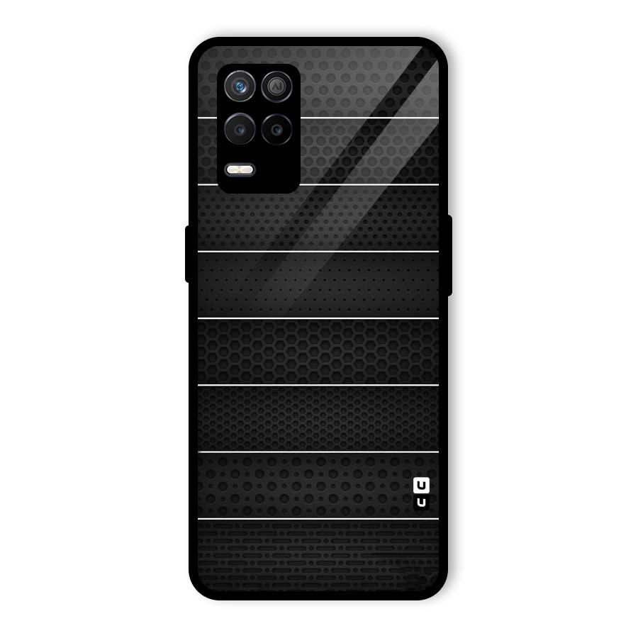 Concrete Stripes Glass Back Case for Realme 8 5G
