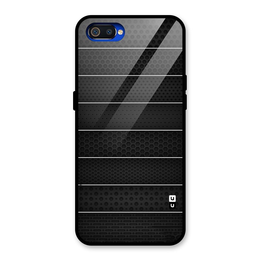 Concrete Stripes Glass Back Case for Realme C2