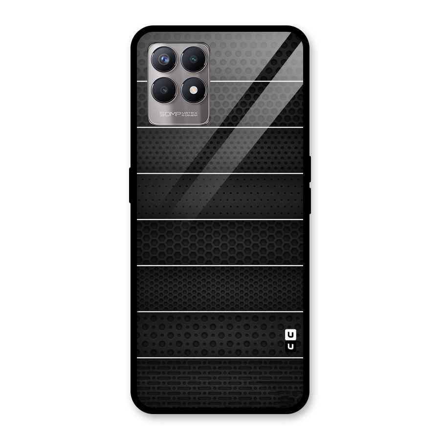 Concrete Stripes Glass Back Case for Realme Narzo 50