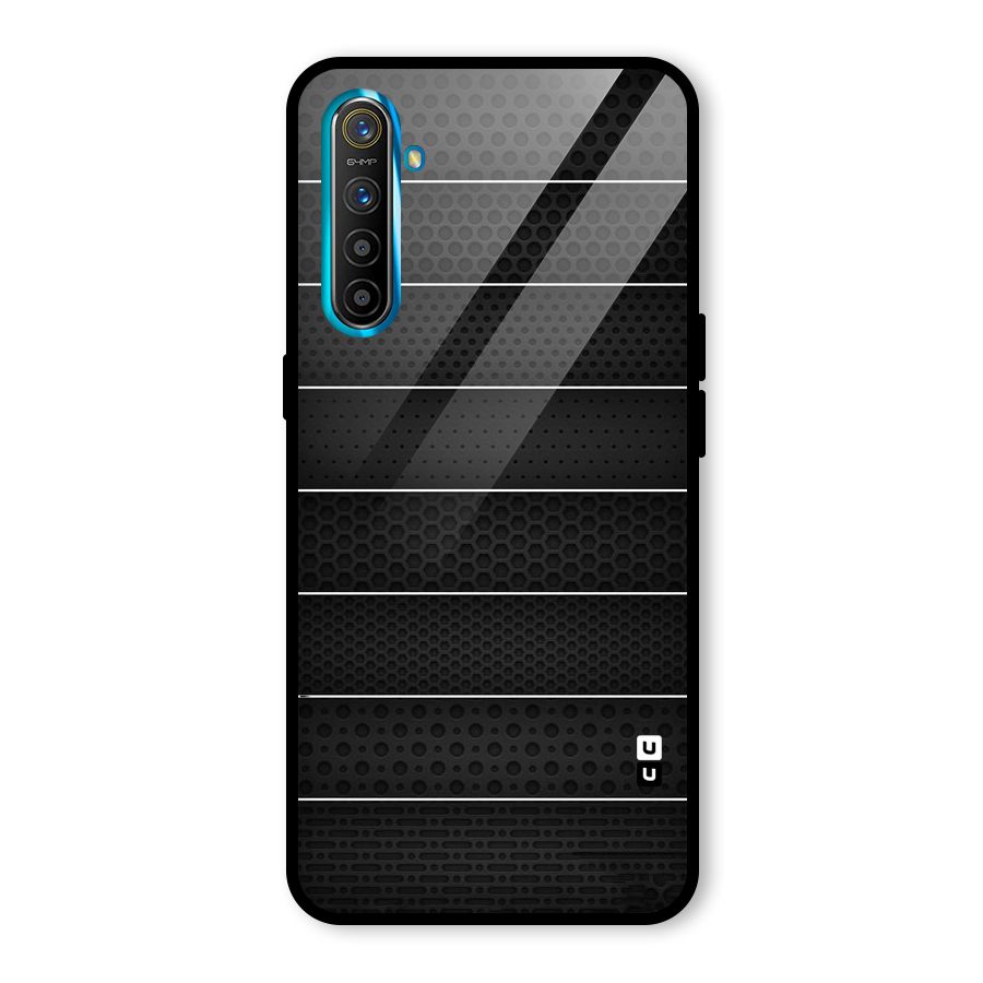 Concrete Stripes Glass Back Case for Realme X2