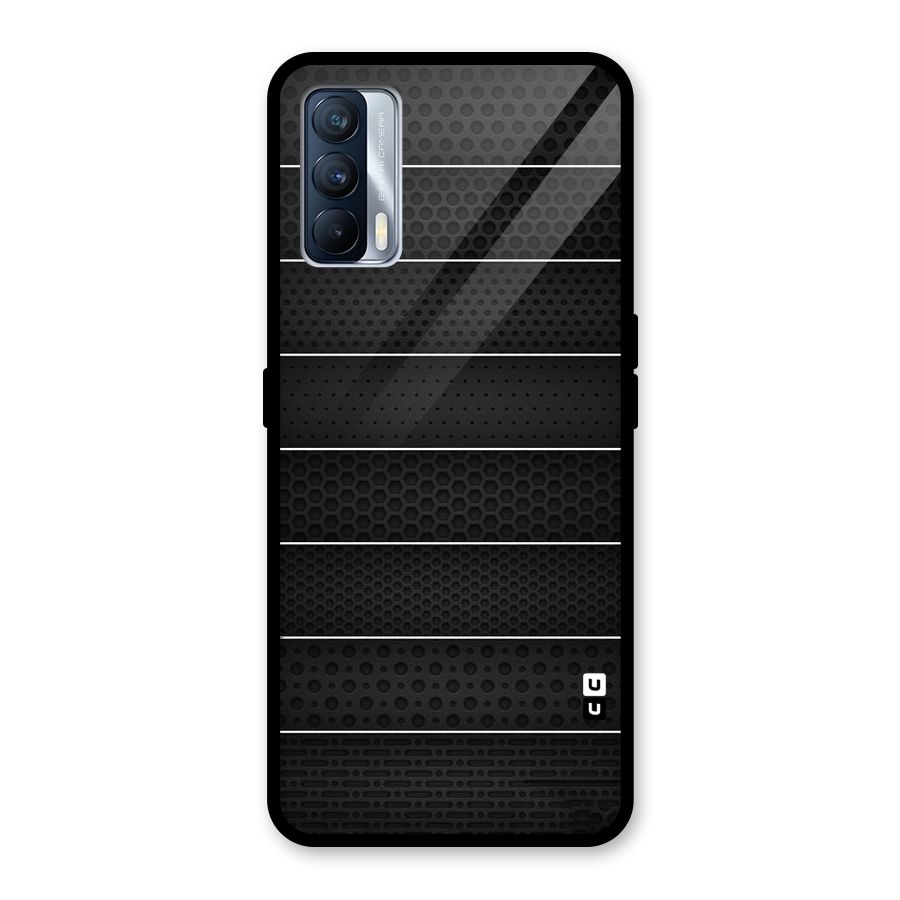 Concrete Stripes Glass Back Case for Realme X7