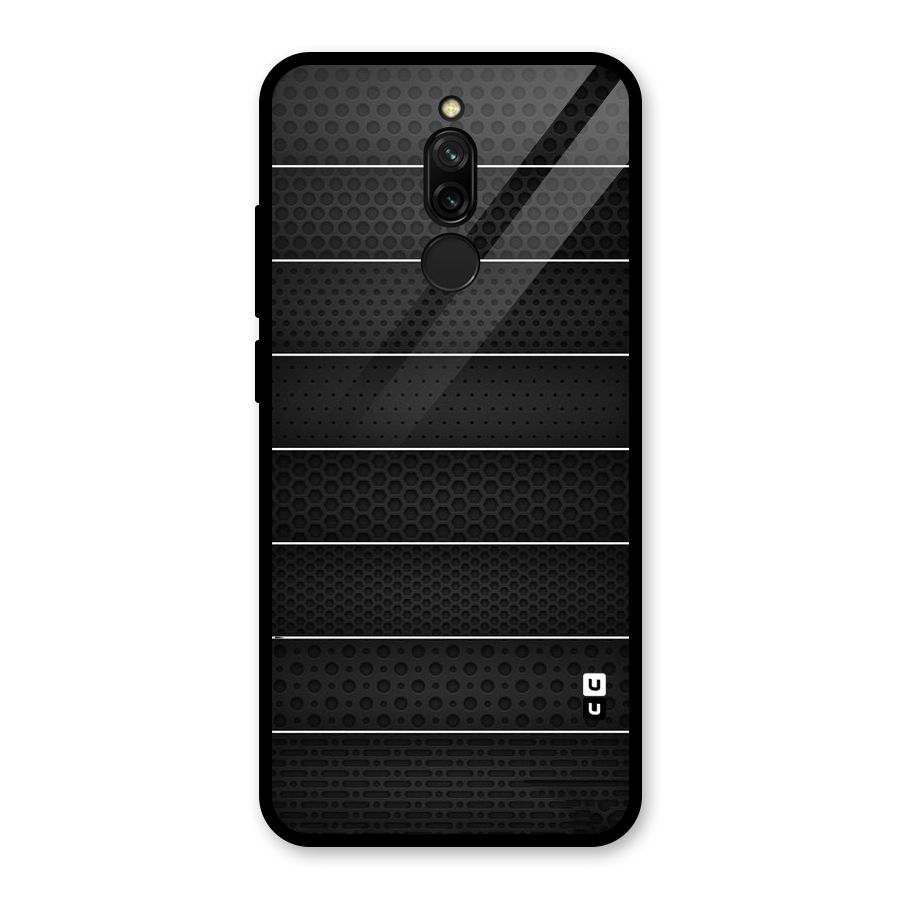 Concrete Stripes Glass Back Case for Redmi 8